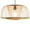 Vintiquewise Oval Bamboo Wicker Rattan Chandelier Hanging Light Fixture for Living Room, Dining Room, Entryway QI004237 - alternate 4